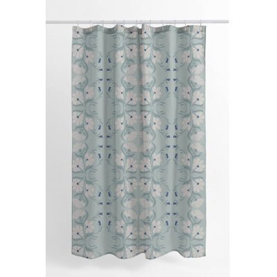 Groovy Flowers Ultra-Thin Lightweight Shower Curtain