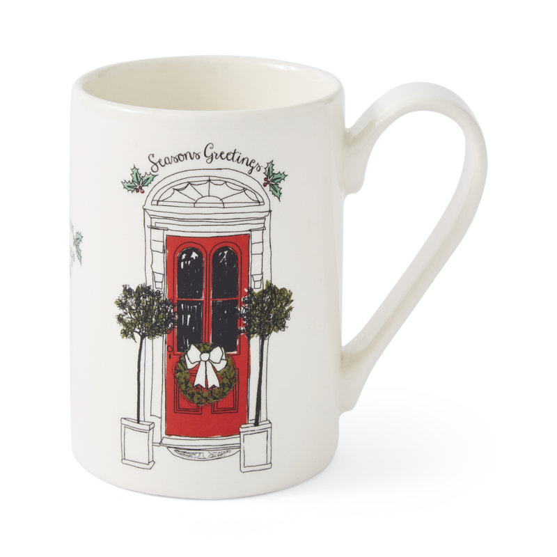 Mug Meirion Tall Mugs Christmas Door Mug Single Mug