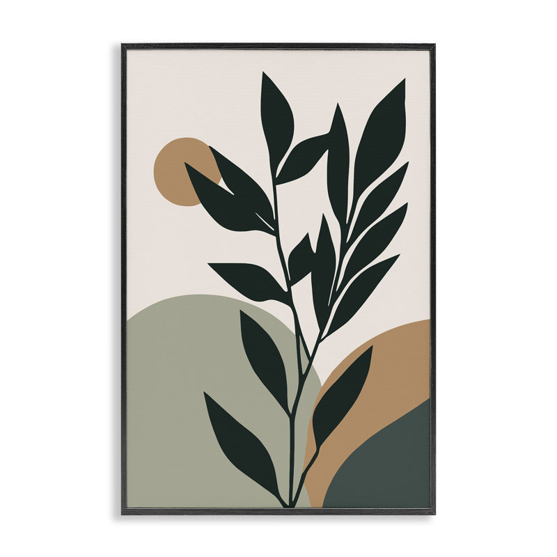  Giclées terreuses tropicales par LSR Design Studio, H 24 po x l 16 po, Giclée encadrée noir minuit