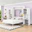 Queen Murphy Bed with Desk and Cabinets-678902489