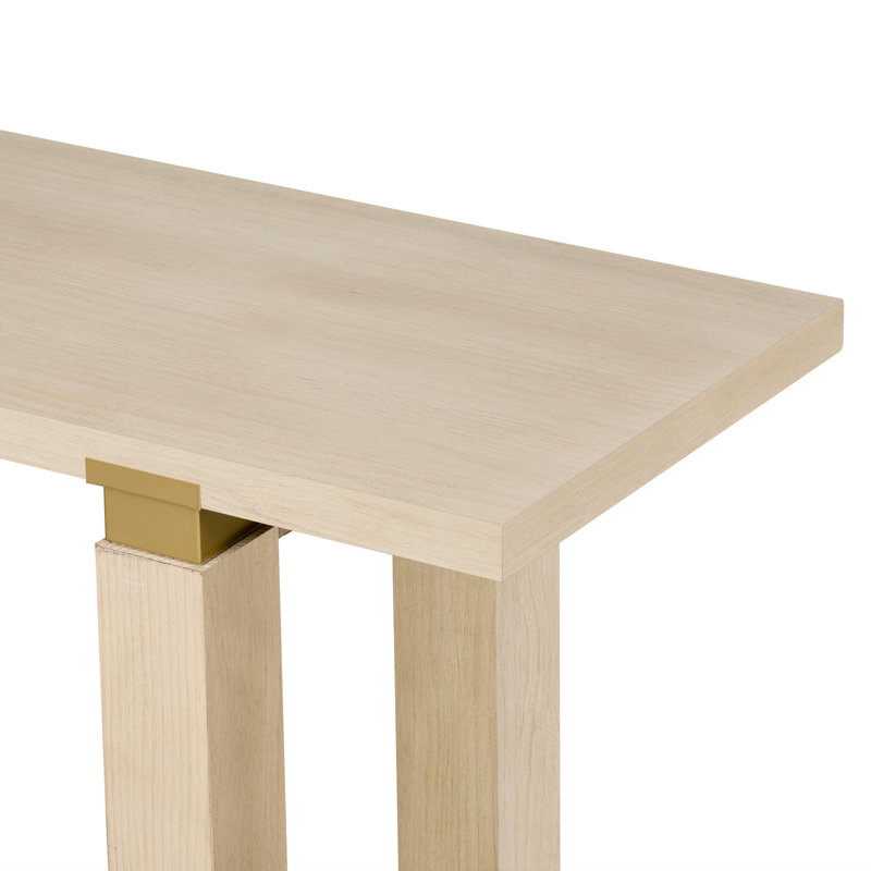 Console 62,9 po, Bois naturel