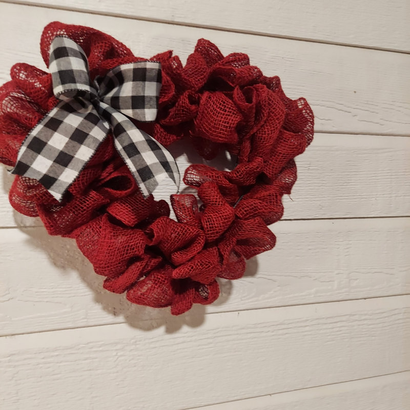 Handcrafted Burlap 15'' Wreath