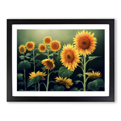 Masterful Sunflowers - Single Picture Frame Print