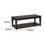 Table basse avec rangement Bedwell