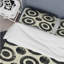 Ensemble de housse de couette moderne gris et noir Modern Circles III-109144318
