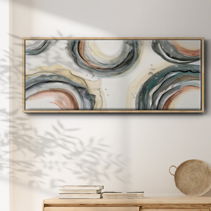 Elasticity- Framed Canvas, 8" H x 20" W