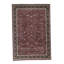 Hand-Knotted High-Quality Wine and Navy Area Rug