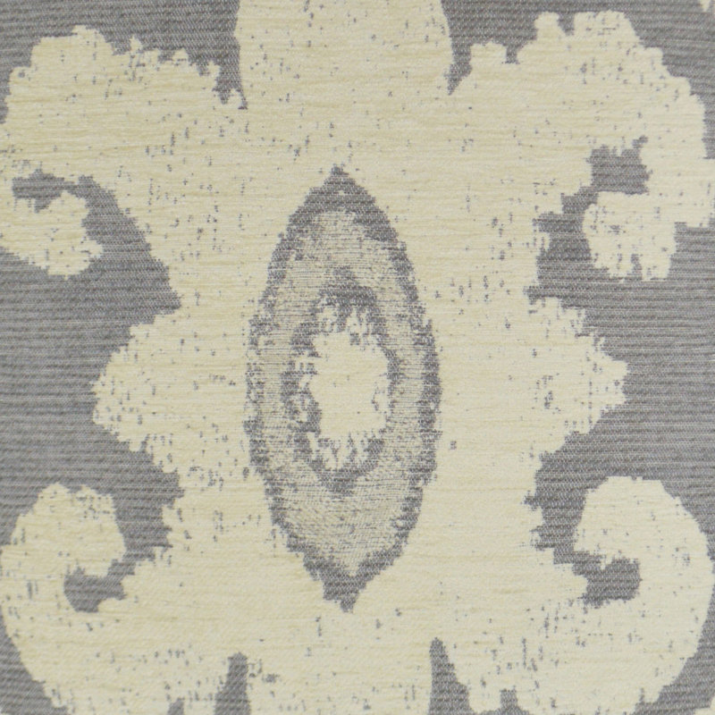 Rekha Square Pillow Cover & Insert, Gray