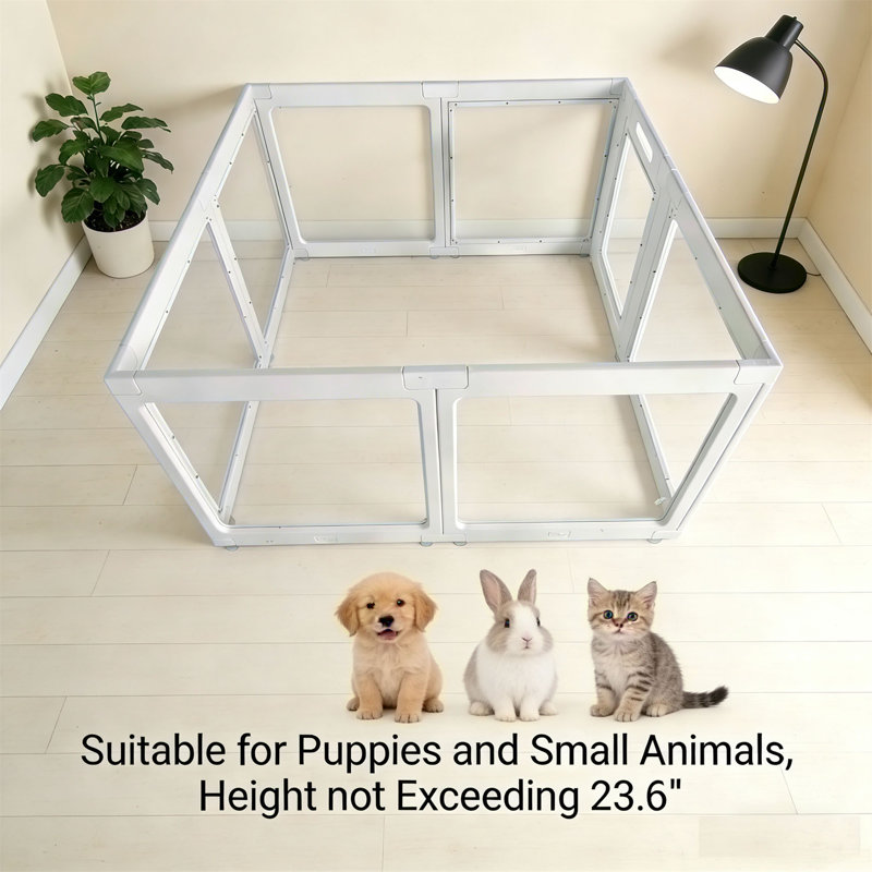 Clear Acrylic Dog Playpen Panels