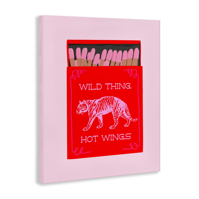 «Wild Thing Matchbox», conception par Cherrywood Lane, H 20 po x l 16 po