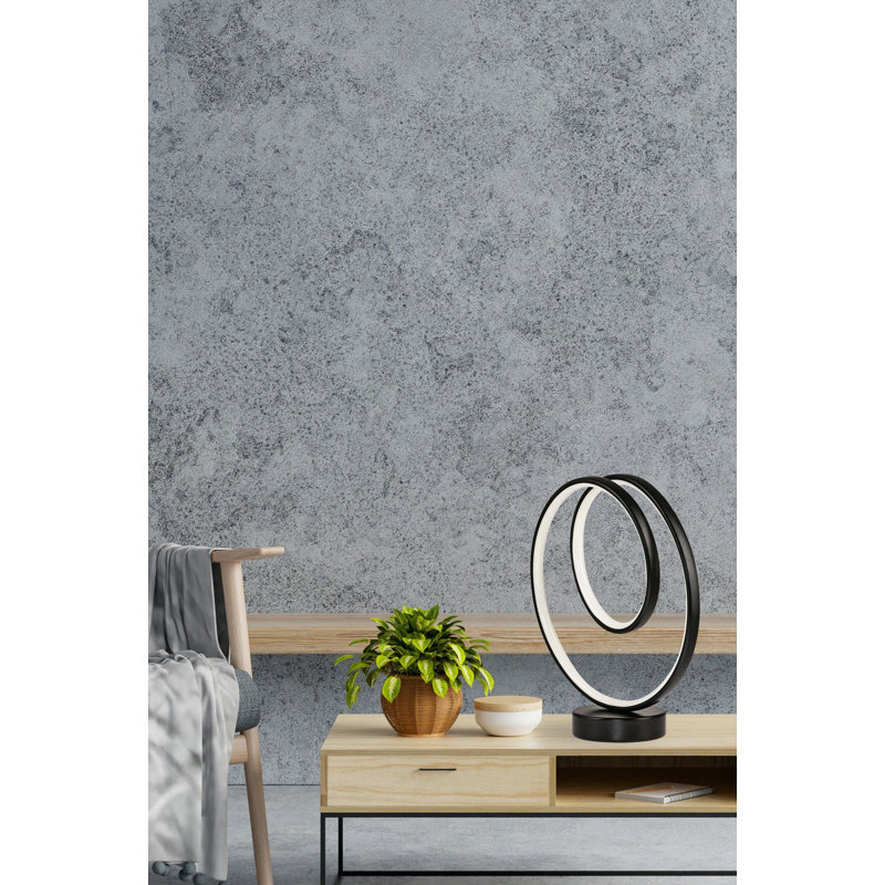 Modern Table Lamp with Remote Control, 16 Colors & 4 Lighting Modes, 100% Aluminium, 13.0 x 4.7 x 13.8 inches | Black Electrostatic Coated Body | A+ Energy Rated, 20,000+ Hours Lifetime, Perfect for Home & Office