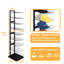 9-Tier Hat Display Rack, Holds 70 Caps, Metal Hat Rack Hat Display Rack