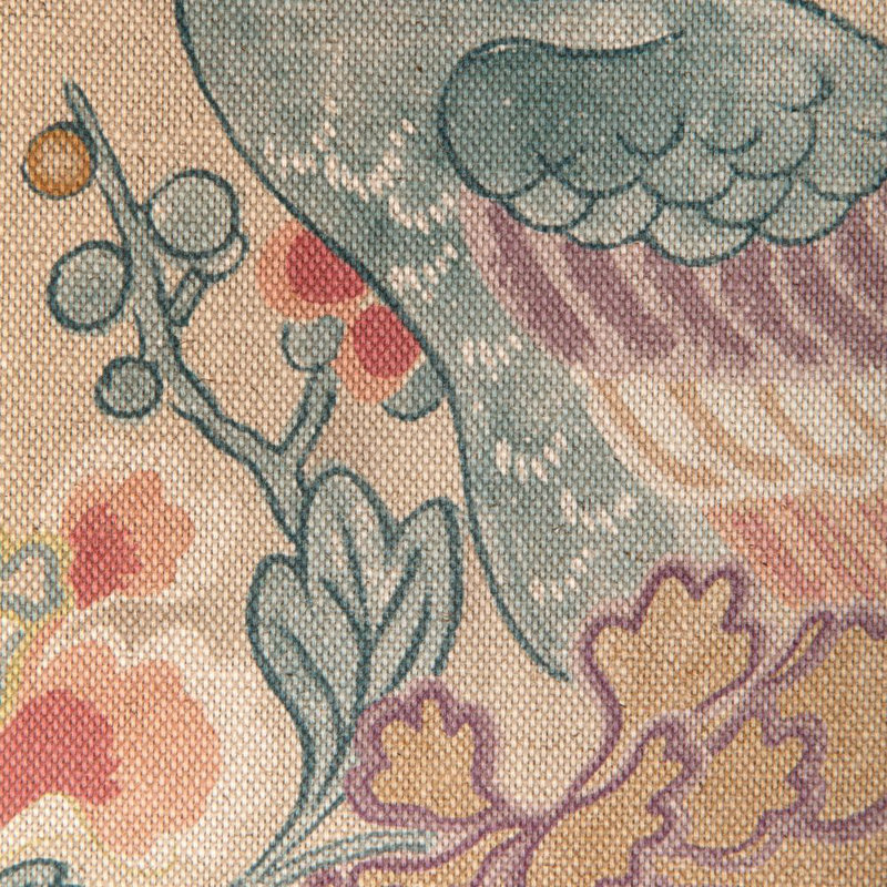 Sakura Print, Beige/Blue/Turquoise