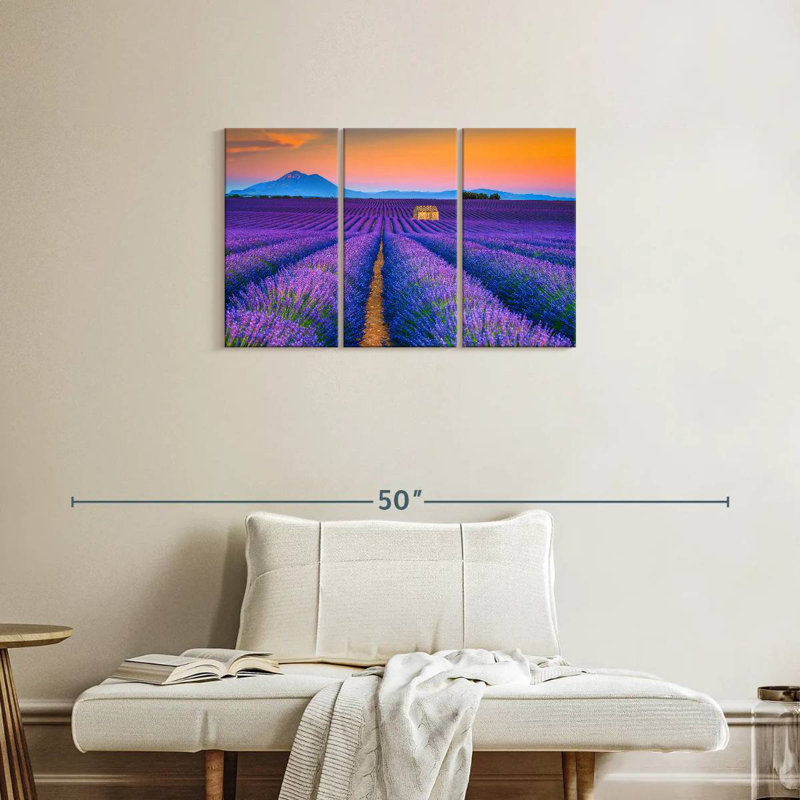 Alvord superbe champ de lavande Valensole, H 20 po x l 33 po
