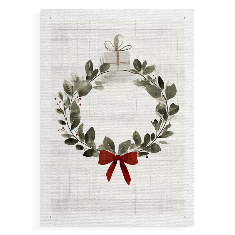 Christmas Holiday Art CDXLI - Impression sur toile seulement - NON-CADRE, H 48 po x l 32 po