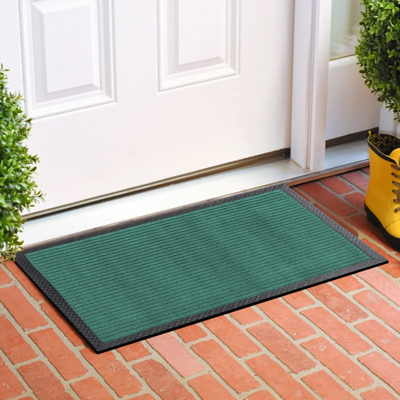 Odarius Indoor/Outdoor Non-Slip Polypropylene Doormat with Rubber Backing – Washable Welcome Mat for Entryway, Patio, Garage & Office