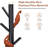 Jarai Solid Wood Freestanding 8 - Hook Coat Rack