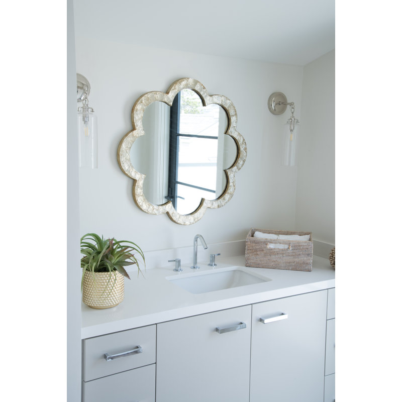 Miroir décoratif Bette, Champagne doré