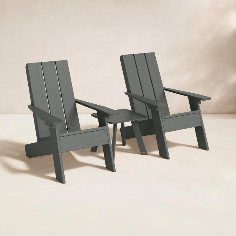 Byrnes 2 - Person Patio Conversation Set, Coastal Teak