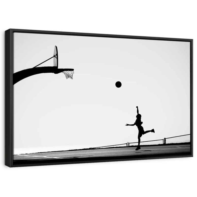 Basketball Player Canvas Print, 9" H x 13" W