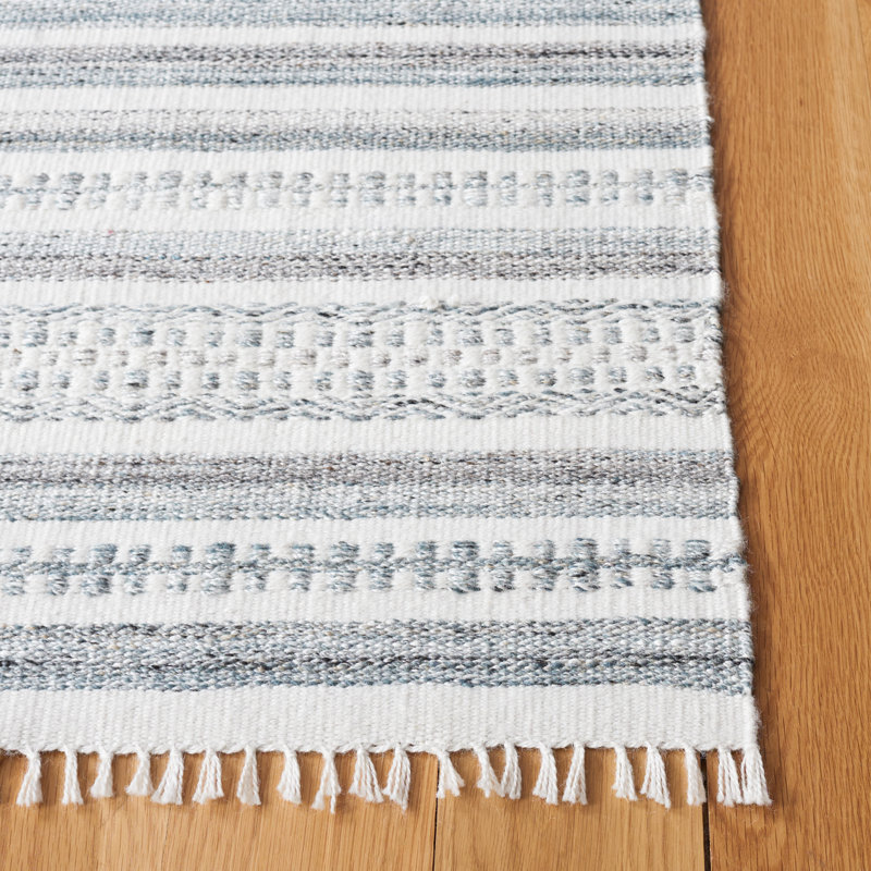 Kilim Hand Woven Performance Southwestern Rug, Square 6'