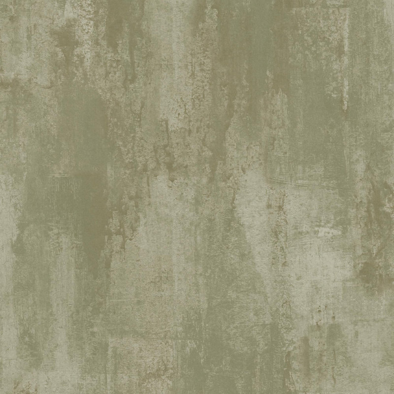 Abigail Ahern Oxidized Opulence 10m x 52cm Textured Matte Wallpaper Roll, Sage