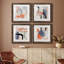 «Floating on Silk I», ensemble de 4 impressions sur toile encadrées-769523362-769523366