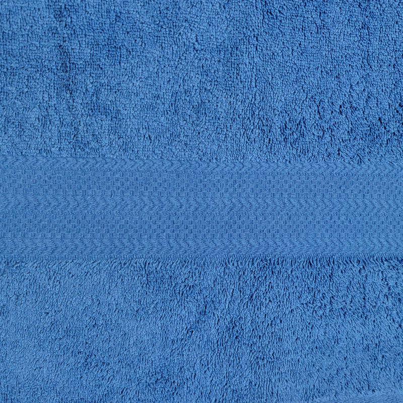 Cotton Bath Towel (Pack of 6), Blue