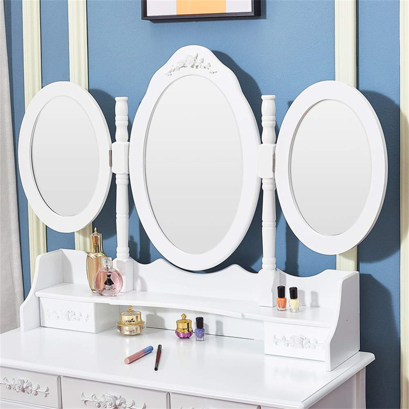 Popel Dressing Table with Mirror
