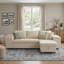 Canapé modulaire réversible en L 104,5 po Chenille-437820574