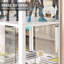 4-Tier Display Cabinet with Tri-Color Sensor Light-695100757