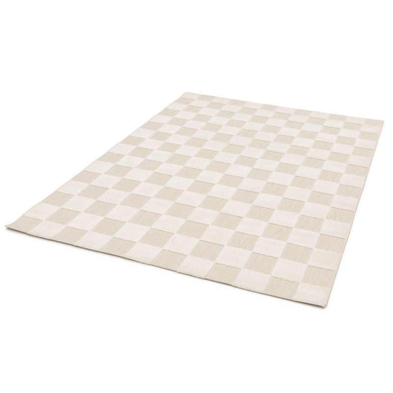 Chequered Area Rug, Rectangle 120 x 170cm