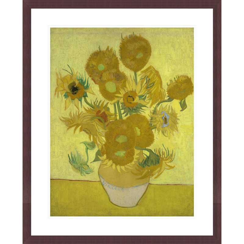 Tournesols par Vincent van Gogh, H 28,83 po x l 23,5 po