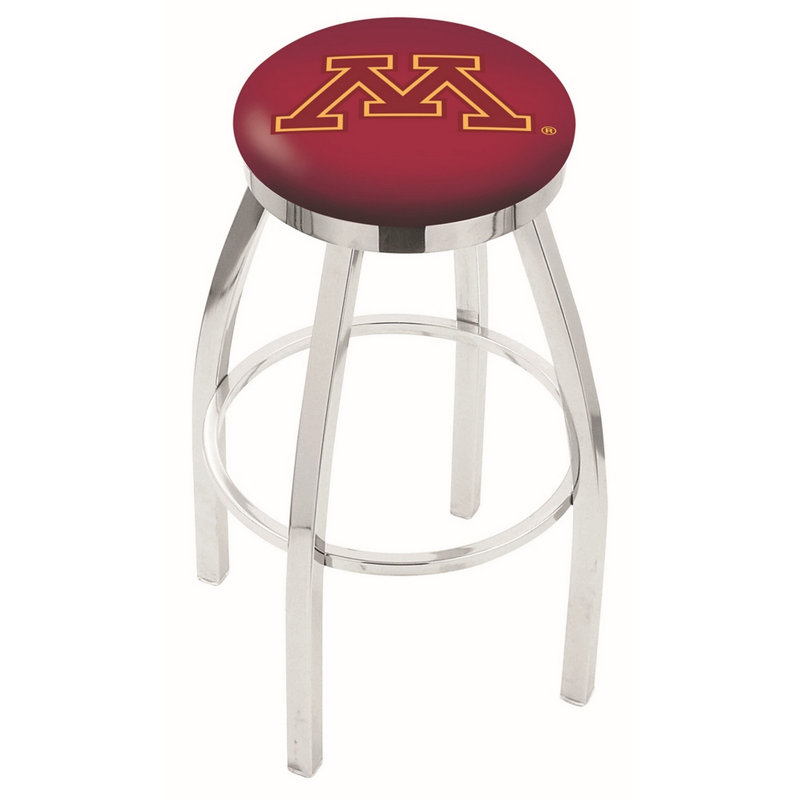 Tabouret tournant 36 "NCAA, Minnesota, Chrome