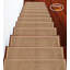 Tapis d'escalier intérieur antidérapant 9 po x 28 po Trellisville-1672020768