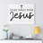 Start Today With Jesus - Wrapped Canvas Print