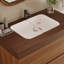Meuble-lavabo moderne (doit inclure le meuble-lavabo et le lavabo) avec rangement