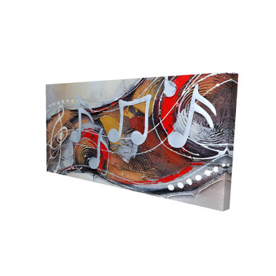 Abstrait Serenade - décor de toile de salon contemporain