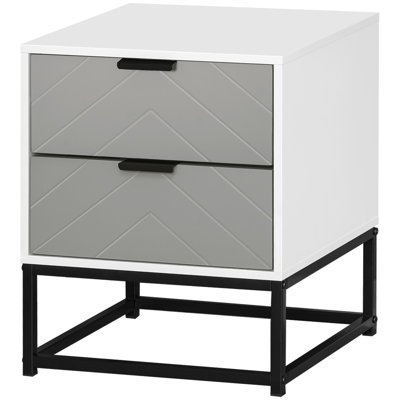 Hopkint 2 Drawer Bedside Table