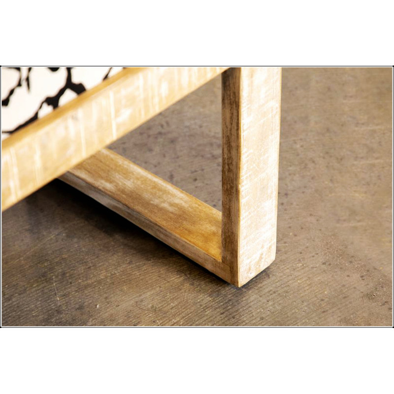 Sled Leg Accent Bench