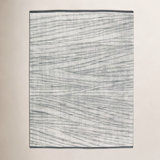 Rize Abstract Hand Knotted Wool Ivory/Gray/Green Area Rug