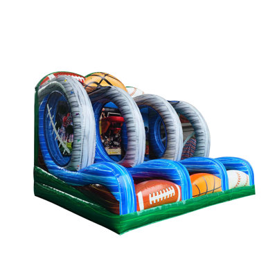 20'L X 18'W X 15'H  Oneinflatable 3In1 Sports Game OISP2310