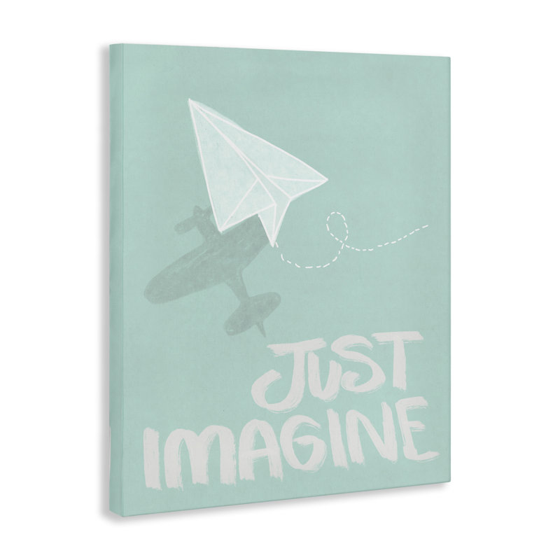 Toile inspirante «Just Imagine Expression», conception de Chen Alyesh, H 20 po x l 16 po