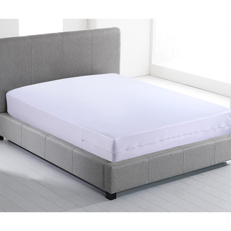 Gaier Fully Enclosed Zippered Mattress Cover Encasement, Small Double (4')