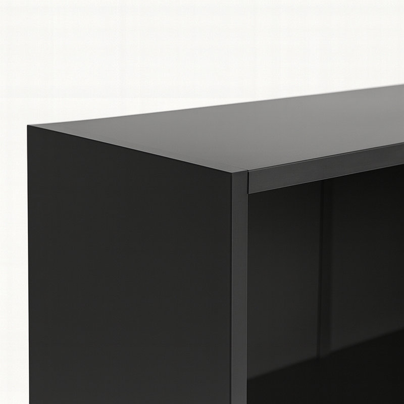 Armoire de rangement à 5 niveaux, (5 Shelves) 70.92" H x 29.84" W x 11.43" D, Noir
