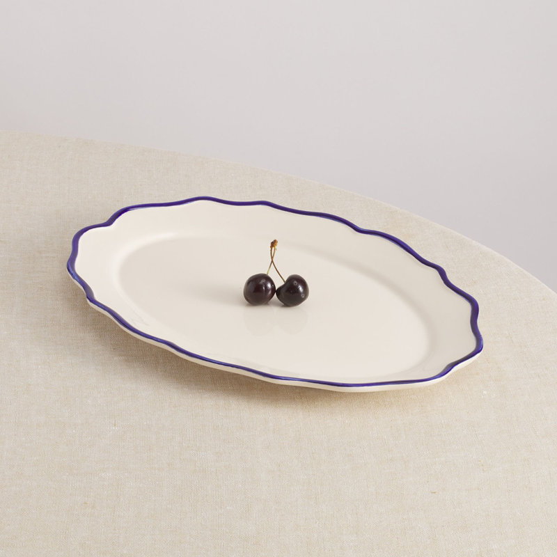 Jane Handpainted Oval Platter