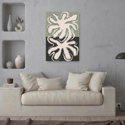 Reproduction d'art mural abstrait, impression de formes abstraites et minimalistes