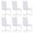 Aurelia Modern 63" Tempered Glass Dining Set - PU Leather Chairs with Chrome Cantilever Base-1126402854