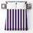 Purple White Stripes Bedding Stripes Bedspread Pattern-125167786