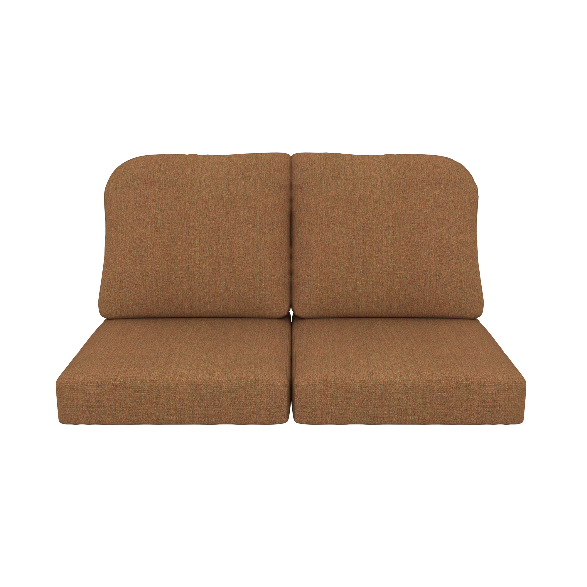 Amala Indoor/Outdoor Sunbrella® Loveseat Cushion, Canvas Teak